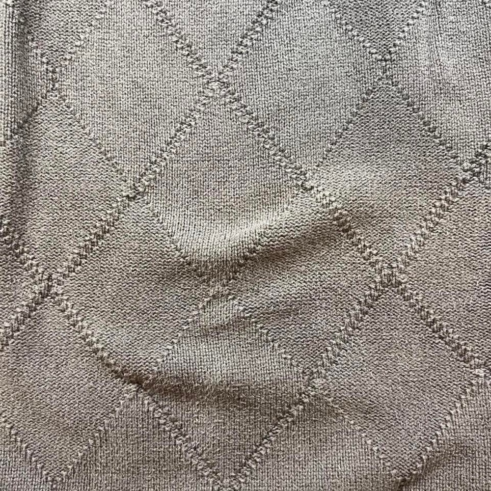 Vintage 90s Brown diamond pattern sweater Men's Size XL - Picture 2 of 6